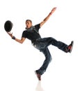 African American Hip Hop Dancer Performing Royalty Free Stock Photo