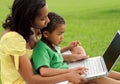 African American Mother and Child