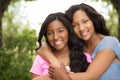 African American mother and her daugher. Royalty Free Stock Photo