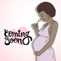 african-american pregnant woman