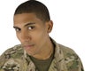 African American Serviceman Royalty Free Stock Photo