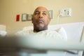 African American man in the hospital. Royalty Free Stock Photo