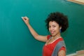 African american student in classroom Royalty Free Stock Photo