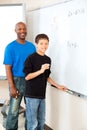 African American Teacher with Student Royalty Free Stock Photo