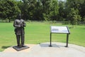 African American Union Solider exhibit at the Freedom Park, Helena Arkansas. Royalty Free Stock Photo