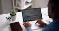 African American Web Developer Programmer Royalty Free Stock Photo