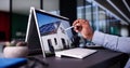 African American Web Developer Programmer Royalty Free Stock Photo