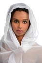 African American Woman With Veil Royalty Free Stock Photo