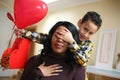 African American woman wit her son. Royalty Free Stock Photo