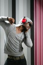 African american young black man rap Royalty Free Stock Photo