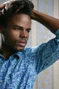 African american young handsome man portrait Royalty Free Stock Photo