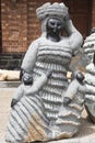 African Art - Granite Sculpture - in Street of Cape Town, South Africa