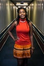 African Artist Nancy G from Swaziland posing for a photo