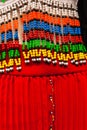 African Beaded Dress Design Colors