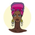 African Beautiful Woman Portrait Royalty Free Stock Photo