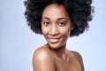 African black model flawless skin Royalty Free Stock Photo