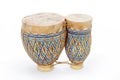 African Bongo Drums Royalty Free Stock Photo