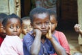African boy in Malgasy village Royalty Free Stock Photo