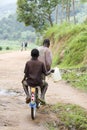 African boys carring water