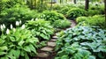 African calla bushes in the summer garden. Royalty Free Stock Photo