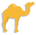 African camel , icon Royalty Free Stock Photo