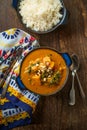 African Chicken Peanut Stew Royalty Free Stock Photo