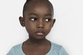 African Child Girl Portrait Emotions Expression Concept Royalty Free Stock Photo