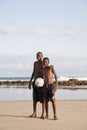 African children holding a soccer ball