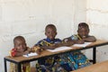 African children smiling at School