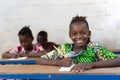 Beautiful African Black Ethnicity Pupils in School