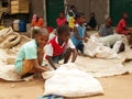 African children working