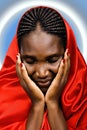 African Christian woman Royalty Free Stock Photo