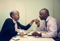 African couple on a date Royalty Free Stock Photo