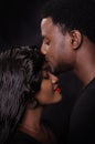 African couple love