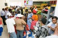 African customers shopping at local Pick n Pay supermarket grocery store