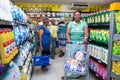 African customers shopping at local Pick n Pay supermarket grocery store