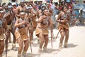 African dancers in a joyous mood Royalty Free Stock Photo