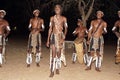 African dancers at night in Zimbabwe