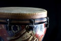 African Djembe Drum Black Bk Royalty Free Stock Photo