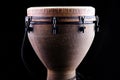 African Djembe Drum Black Bk Royalty Free Stock Photo