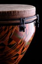 African Djembe Drum Black Bk Royalty Free Stock Photo