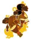 African Drummer Royalty Free Stock Photo