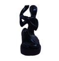African ebony statue Royalty Free Stock Photo