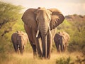 African elephants