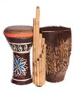 African ethnic musical instruments
