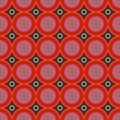 African ethno abstract seamless pattern with decorative folk elements background