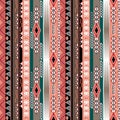 African ethno abstract seamless tribal pattern with decorative f