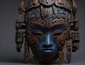 African exotic ornamental tribal mask