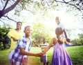 African Family Happiness Holiday Vacation Activity Concept Royalty Free Stock Photo