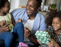 African family having a great time together Royalty Free Stock Photo